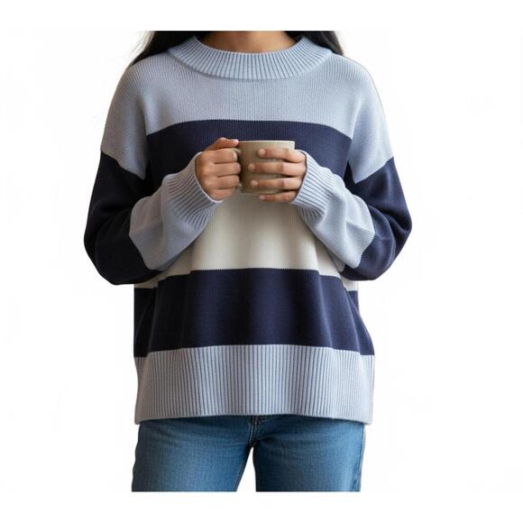 Lucky Brand Sweaters - Lucky Brand NWT Striped Knit Sweater Women’s Size S